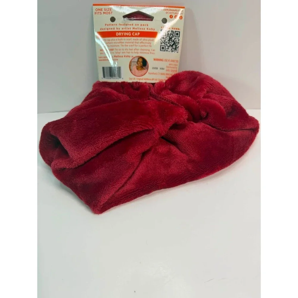 Cantu Absorbent Microfiber Drying Cap – Helps Minimize Frizz